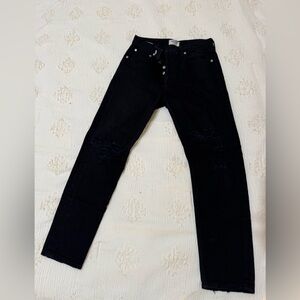 Agolde Women's Dark Straight Leg Jeans